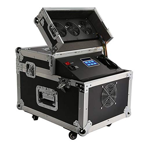 IMRELAX ヘイズマシン 1000W フォグマシン 【予熱なし 】スモークマシン ミニ オイルベース 烟?机 パーティー ・ ディスコ ・ 結婚式 ・ 劇場 ・ バー 雰囲気作り用 フライトケース一体型