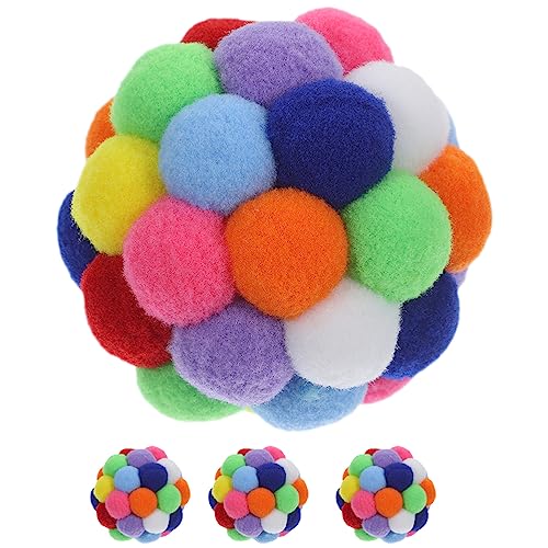 Boules colorées interactives pour chat LUOZZY en format petit - 2
