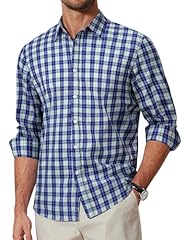 Navy Blue Green Plaid