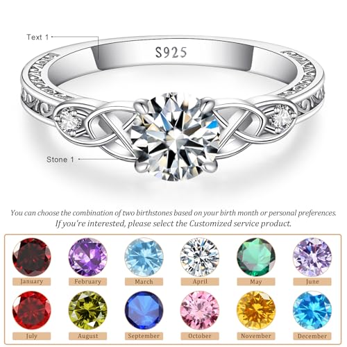 Image of Vintage Celtic Knot Women's Engagement Ring Sets 925 Sterling Silver /14K Gold Plated Stackable Wedding Bands Rings AAAAA Cubic Zirconia Women Bridal Sets Wedding Ring Band Width 1.8mm Size 5-9