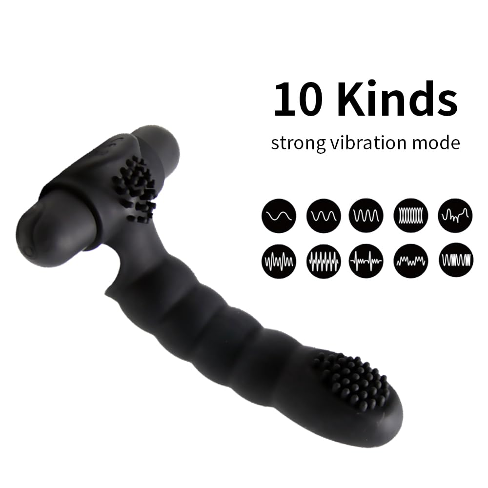 Amazon.com: Vibrating Prostate Massager with 10 Modes, USB - Rechargeable,  Flexible Silicone, Male Adult Toy : Health & Household