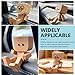 Ypoyney Shaking Wooden Man, Shaking Feet Wooden Doll Figurine Car Ornament with 12 PCS Magnetic Changeable Expressions, Funny Wood Car Dashboard Decoration for Most Cars Dashboard