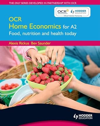 OCR Home Economics for A2: Food, Nutrition and Health Today book cover