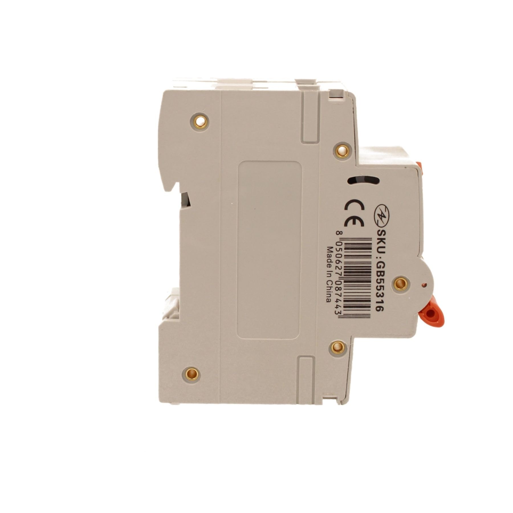 Interruptor diferencial magnetotérmico 16 A C16, RCBO Tipo AC Curva C, 1P+N 6 kA 30 mA, doble palanca con diagnóstico visual, 2 módulos DIN, serie PL8HM electromagnética