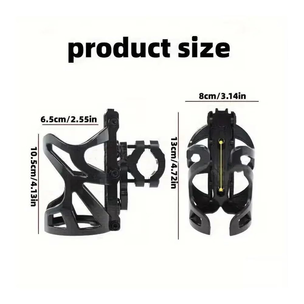 Flaschenhalter Motorrad Verstellbarer Motorrad-Wasserflaschenhalter, Fahrrad-Getränkehalter, Roller-Universal-Wasserflaschen-Lenker-Getränkehalter-Halterung