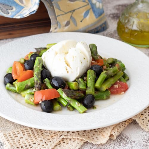 Insalatona Tiepida di Asparagi e Cuore di Bufala