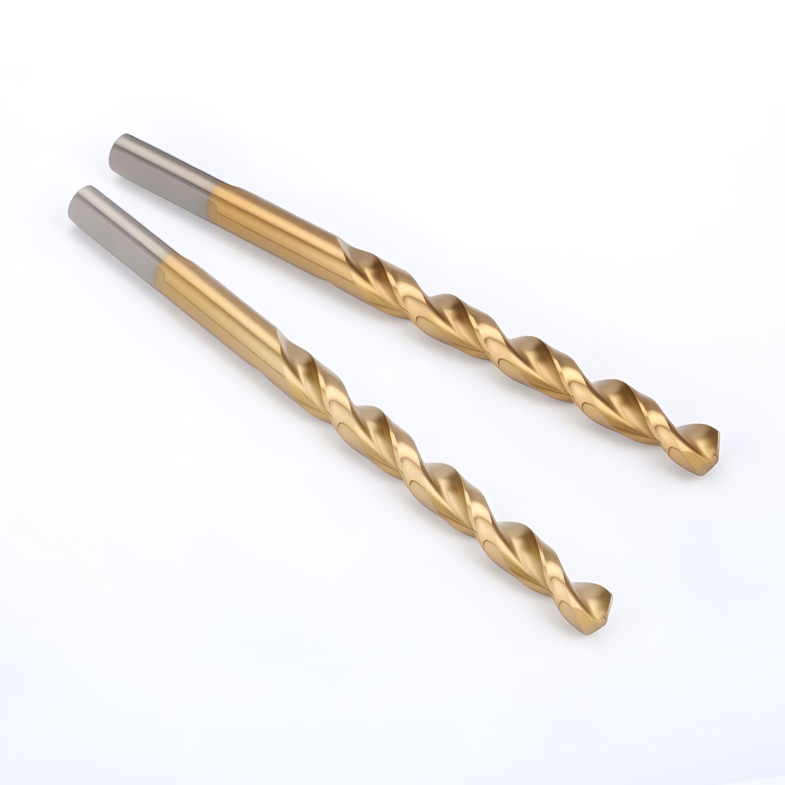 2Pcs 7mm Metal Drill Bits, M35 HSS 5% Cobalt Drill Bits for Hard Steel