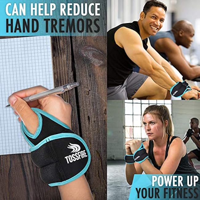 Comfecto Wrist Weights with Thumb Loops Lock, 1lb*2 2lbs*2 for Running, Strength Training, Walking, Exercises, Gym, Cardio, Men, Women