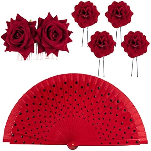 Conjunto de Accesorios para el Cabello Flamenco de BOFUNX Cover