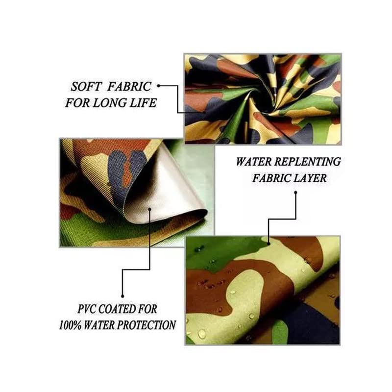 Image of HEDWING-Waterproof Bike Scooty Two Wheeler Body Cover Compatible for Jawa Forty Two Lumos /UV-Rays /Heat Protection /Birds Dropping /Scratchproof /Dust Proof /All Varient[6X6 Jungle Print AGMJ]