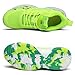 SANEARDE Mens Basketball Shoes Lightweight and Fashionable Colorful Outdoor Non Slip Athletic Sneakers Fluorescent Green Size 7
