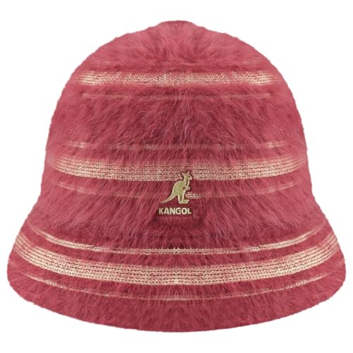 Kangol Unisex Furgora Pop Stripe Casual Baskenmütze, Cranberry/Beige, S