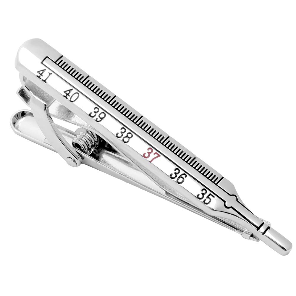 HAWSON 2 inch/ 2.2 inch Tie Clip for Men, Novelty Tie Bar Clip for Men and Boys, Interesting Tie Clip for Party