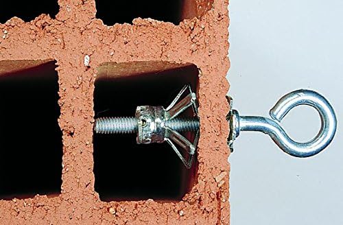 Molly M14105-XJ Cavity Wall Expansion Screw, Metal, with Ring, Dimensions:4 x 33 mm - Drill:8 mm - Colour: Grey - Set of 5 - Image 3