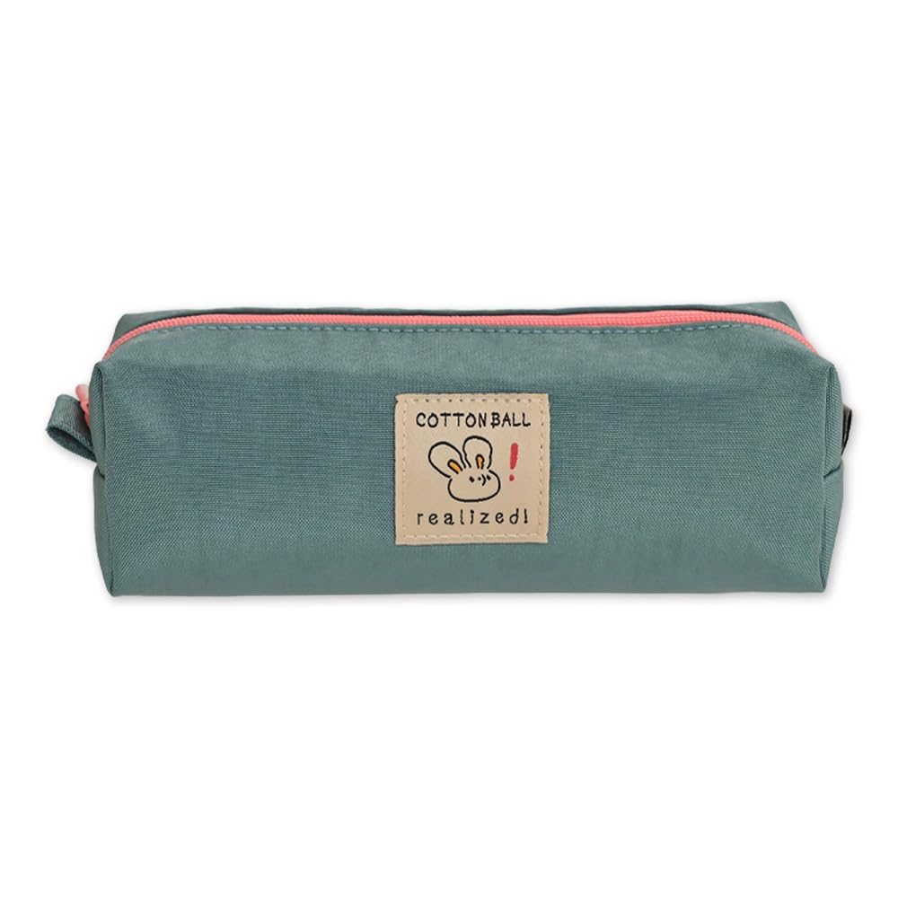 Monolike Unmatched Friends Block Pencil Case, Blue - Pencil Pouch, Portable Pencil Bag, Pencil Case, Office Pouch case, Soft