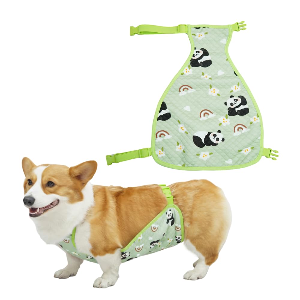 Dog Belly Cover, Adjustable Warm Cotton Pet Belly Protection