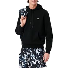Lacoste Men's Non-brushed Fleece Hoodie Hooded Sweatshirt pack of 1