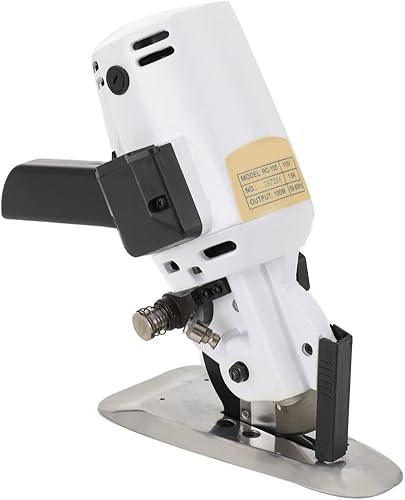 SUDEG Cortadora eléctrica de tela, cuchillo octogonal, cortador de tela ligero de alta potencia de 4 pulgadas, máquina de corte de tela de cuchillo