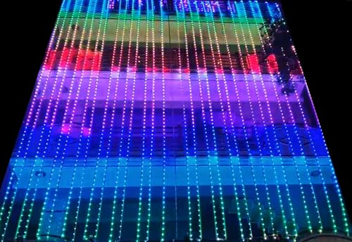 Image of LED Pixel Light Kit, 1000 Led Lights with T1000s Controller and 2 Power Supply, Digital Addressable (Pack of Full Setup)