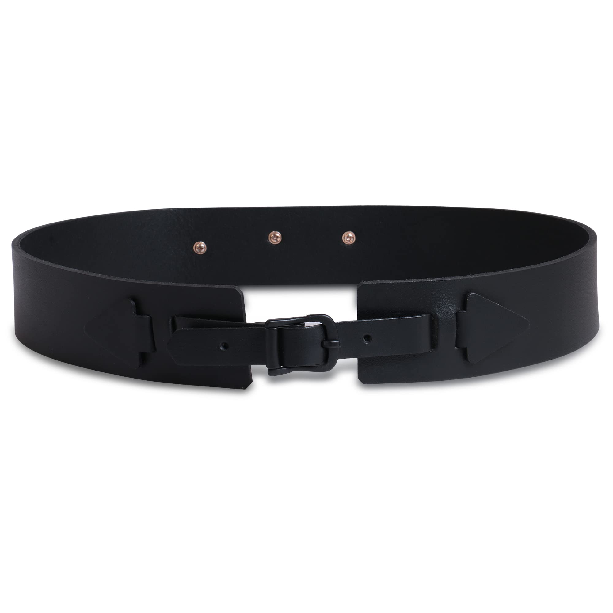 trysco� Girls, Teenagers, Women's Genuine Leather Belt (Trending Design) (Rose Gold) (waist Size- 30") 1