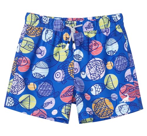 Image of SURF CUZ Surfcuz Little Boys Swim Trunks UPF 50+ Toddler Beach Shorts Swimsuit Kids Quick Dry Swimwear