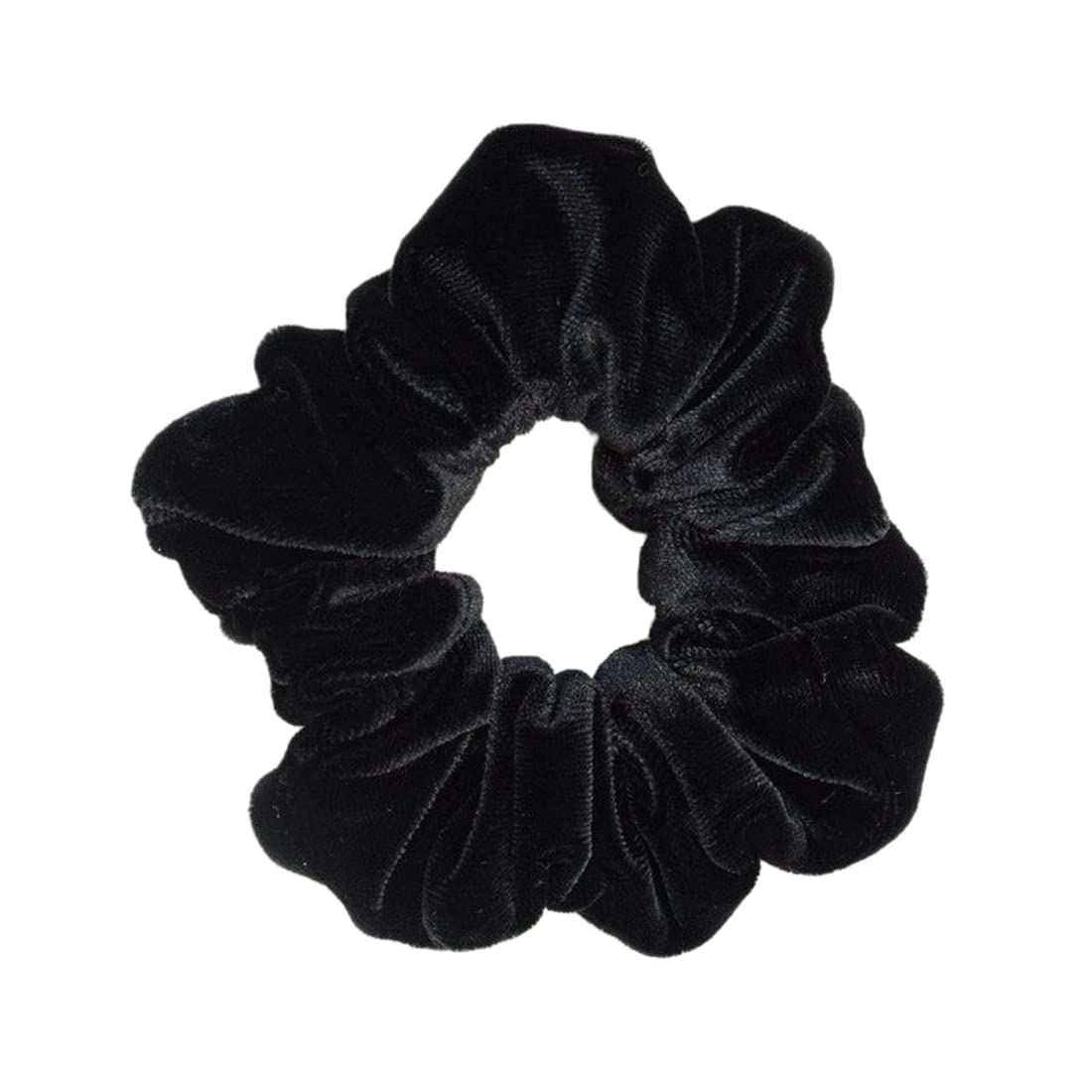 SENECIO� 1Pc Black Velvet Scrunchie Women Girls Elastic Hair Rubber Bands for Women Tie Hair Ring Rope Ponytail Holder (B09Z8663TW) Amazon Price History, Amazon Price Tracker