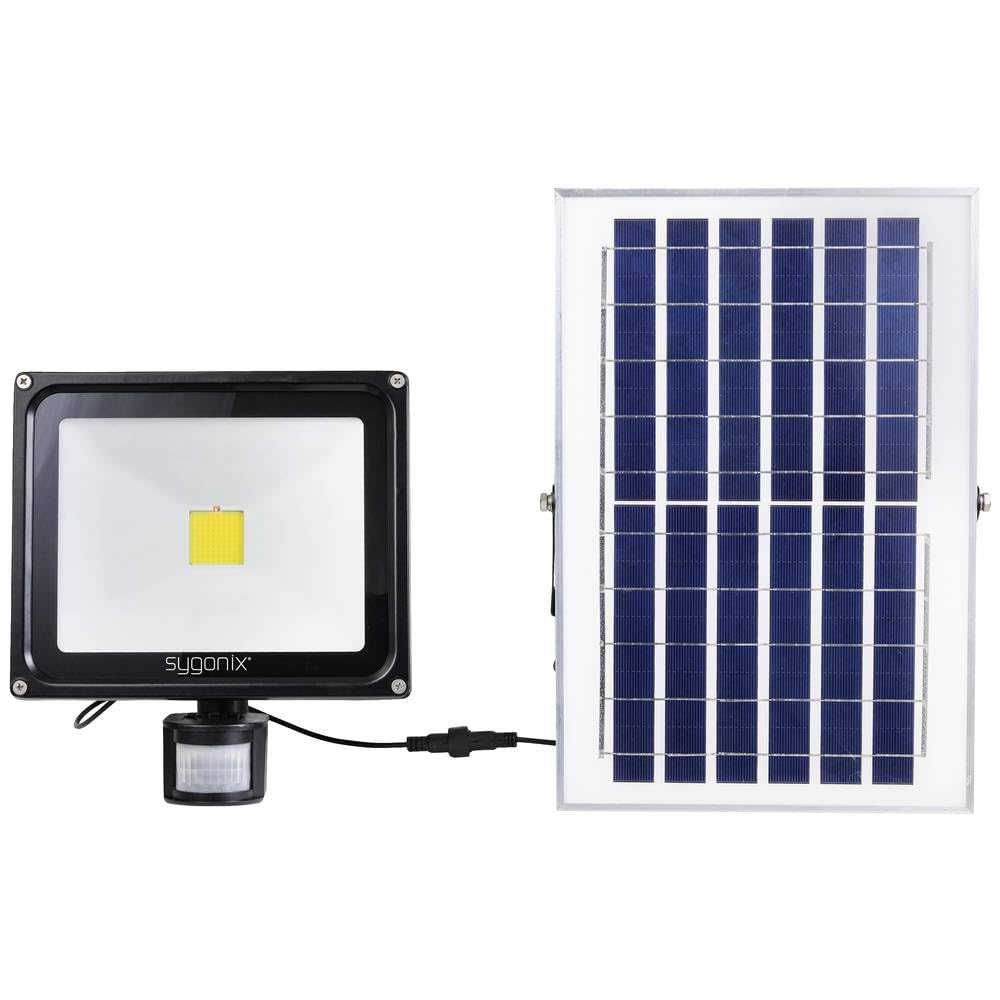 sygonix SY-5461112 Solar-Spot mit Bewegungsmelder 50 W Leuchtfarben: Neutralweiß