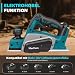 MaxEarn Akku-Elektrohobel 82 mm Kompatibel mit Makita 18V Akku (ohne Akku)