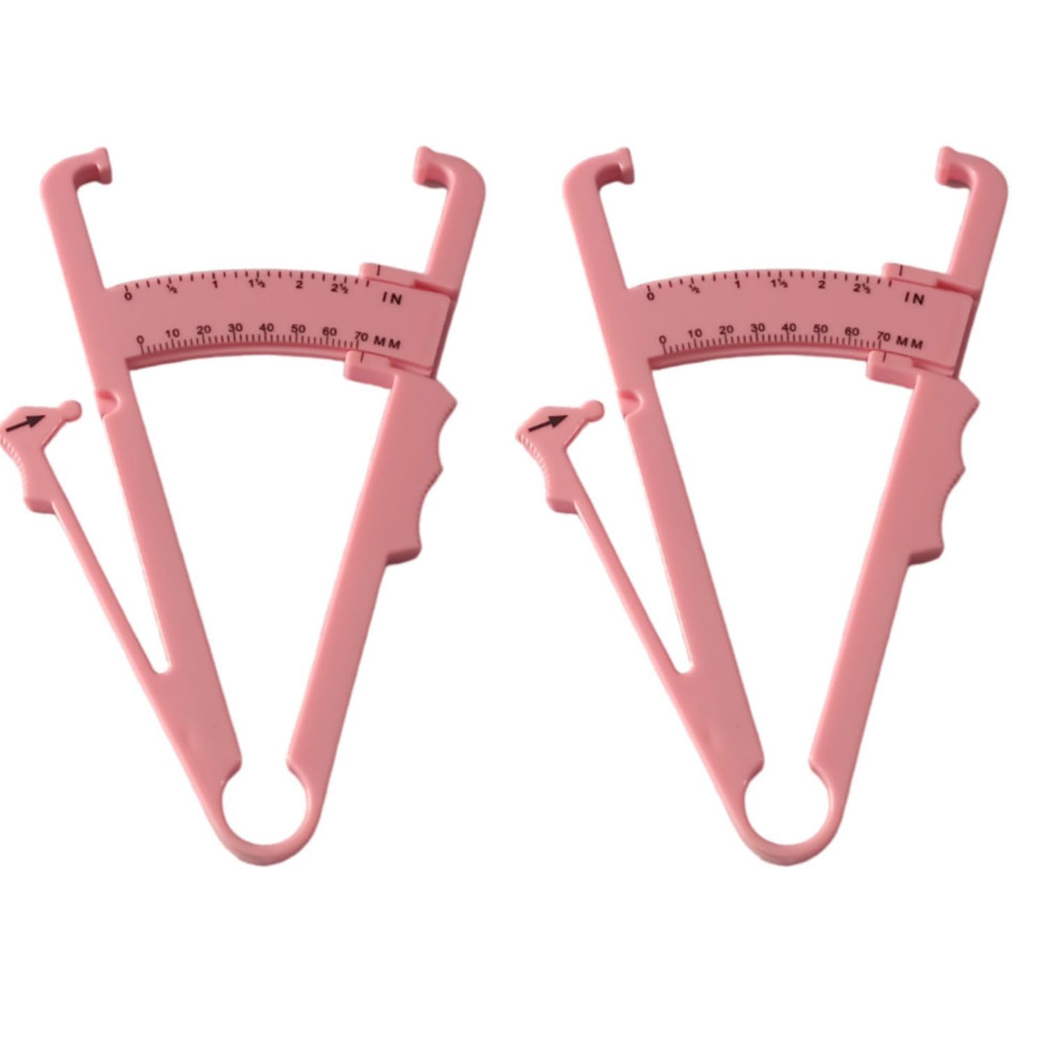 Bravezi Body Fat Caliper,skinfold Body Fat Analyzer Pack Of 2 (Pink)-picture-18
