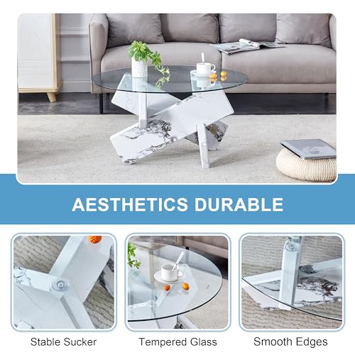 Luxury Marble Coffee Table Modern