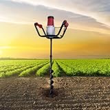 DYRABREST 1500W Electric Post-Hole Digger with 4-inch Auger Bit Earth Auger Post Hole Digger Electri