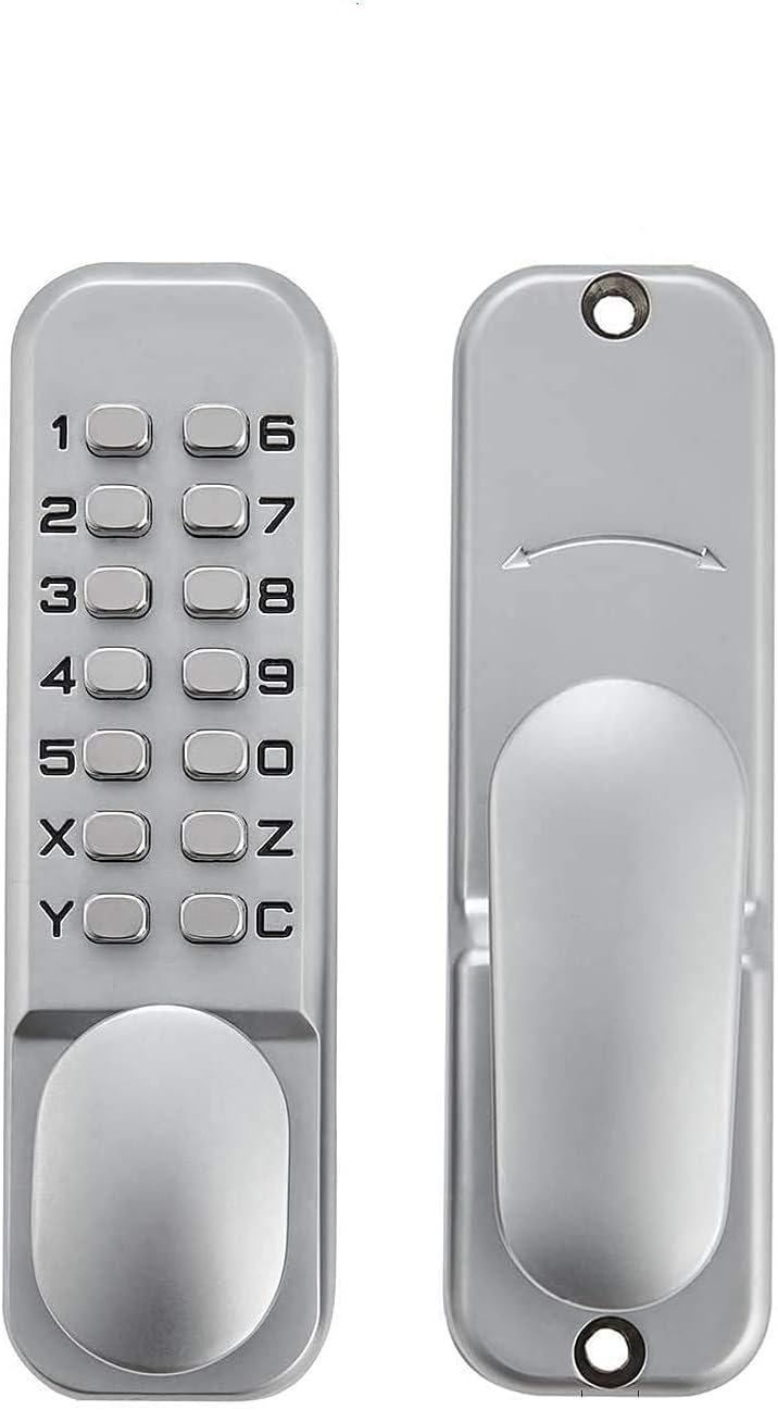 MeHiMe Mechanical Keyless Combination Latch Door Lock for Doors