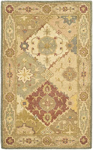 Tapete tradicional SAFAVIEH 3x5 pies beige miniatura 2