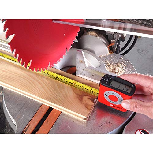 eTape16 ET16.75-DB-RP Digital Tape Measure, 16', Red, Inch and Metric