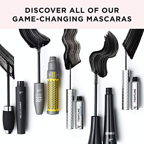 It Cosmetics Lash Blowout Mascara, Black - Lifts, Volumizes & Separates Lashes - Unique Wand Developed With Drybar - Contains Biotin - 0.24 Fl Oz #TOP4