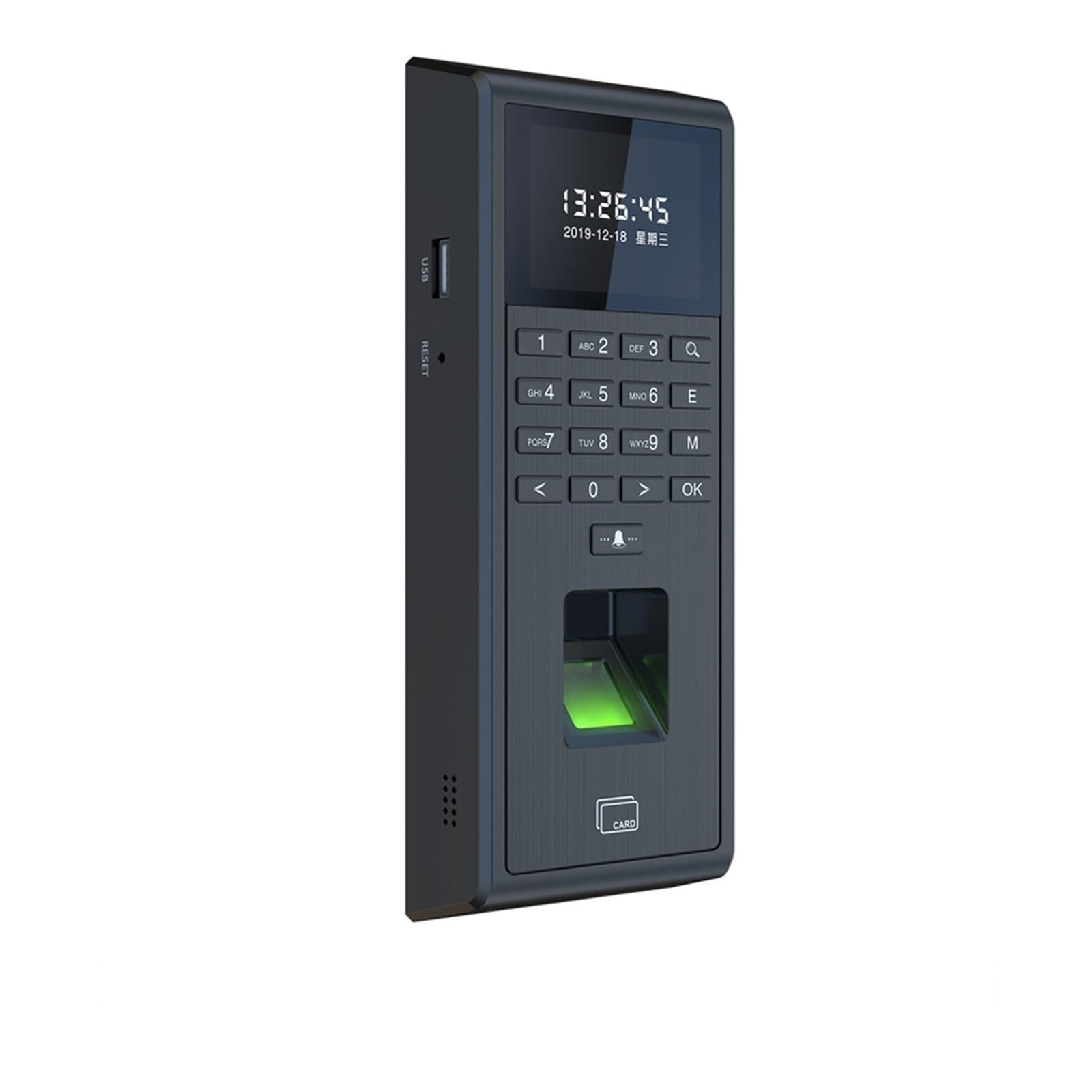 CVFRDD TCP/IP Fingerprint Time Attendance Machine RFID 125KHZ for Smart Door Access Control System Kit Standalone Keypad 1000 Users(F601S Wiegand USB)