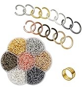 Gmma 1500Pcs 7mm1Box 7 Colors Open Jump Rings for Jewelry Making, Accessories Repair and Craft Pr...