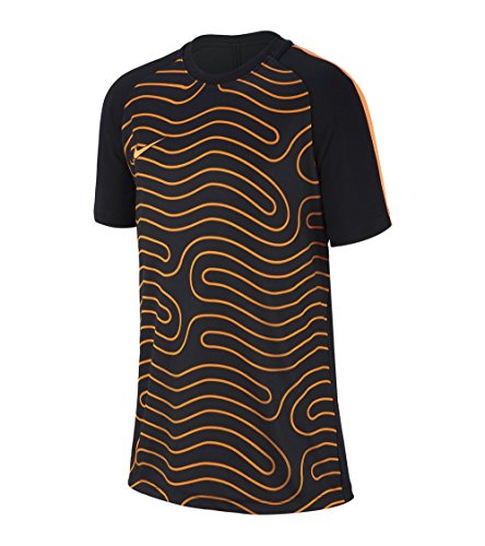 NIKE Kids Dri-Fit Academy T-shirt - Black/Cone/Cone, X-Large, XL - Image 4