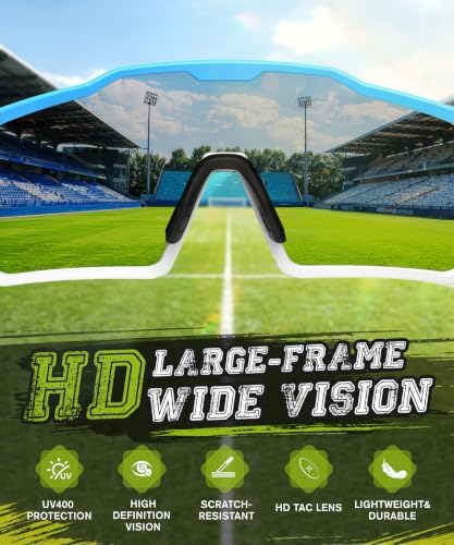 아동용 선글라스 UV400 보호 청소년 야구 선글라스 소프트볼용 — 사진 3