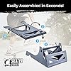 Origami Skateboard Stand Black-Skate Board Holder by Skater Trainers - Great Accessories Rack for Kids, Teens, Boys, and Adults- Display for Trick and Street Decks - Better than a Wall Mount #1