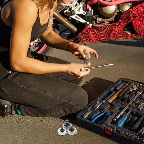 Ajustement frein de vélo facilité grâce à la mini clé à cliquet compacte pour bits - 3