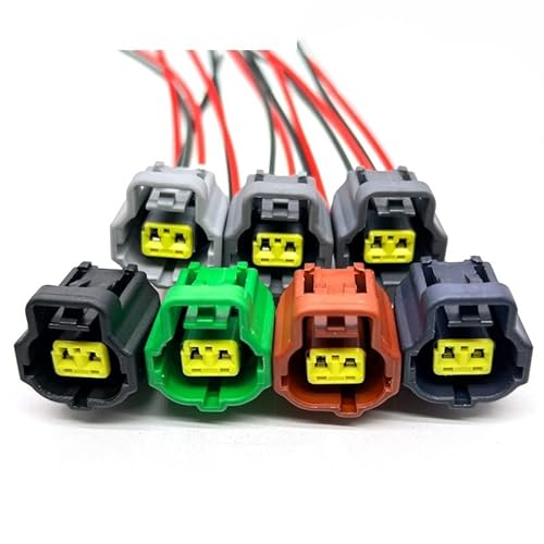 2 Pin Car Coolant Temperature Sensor Plug Wire Harness 1JZ-GTE 2JZ-GTE Miata IAC Connector Compatible With Toy~ta 178390-1 178390-2 178390-3(2Pin Army green) - Image 2