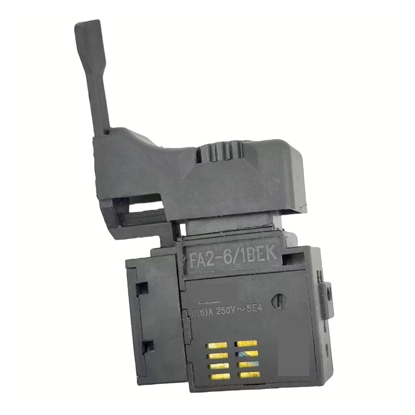 AUOQKQUT 1Pc FA2-6/1BEK 6A 250VAC5E4 Lock on Power Tool Drill Speed Control Trigger Switch