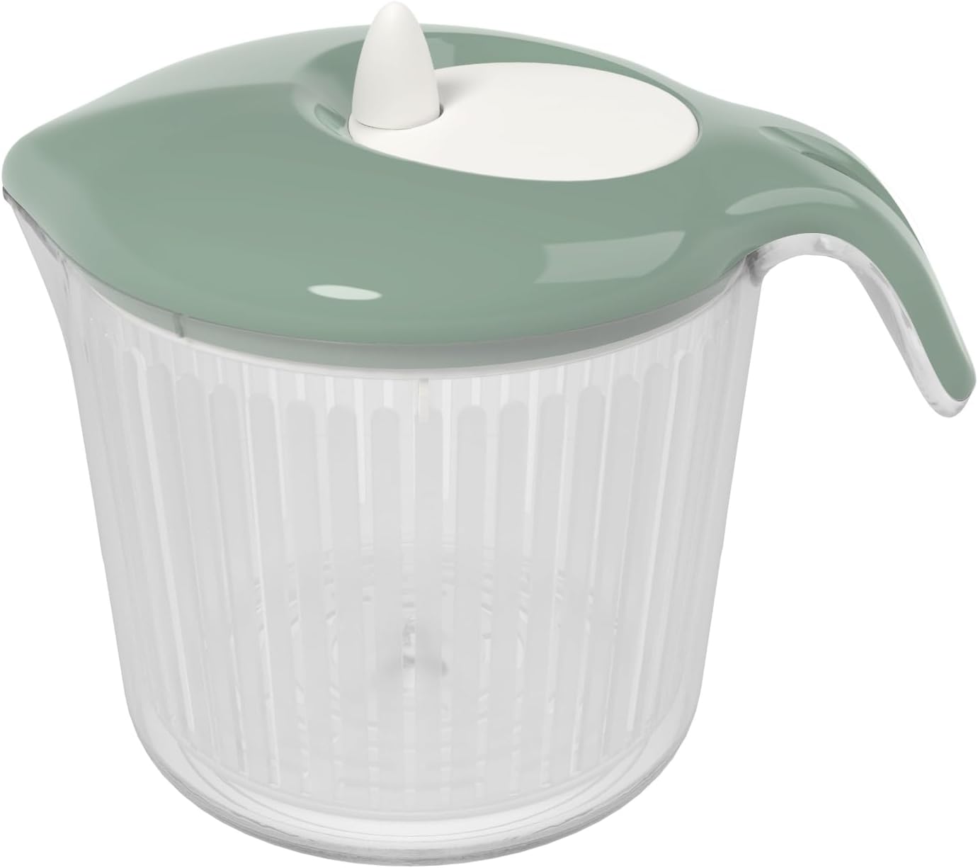 Biesse P636/18 Plastic Salad Spinner Almond Green