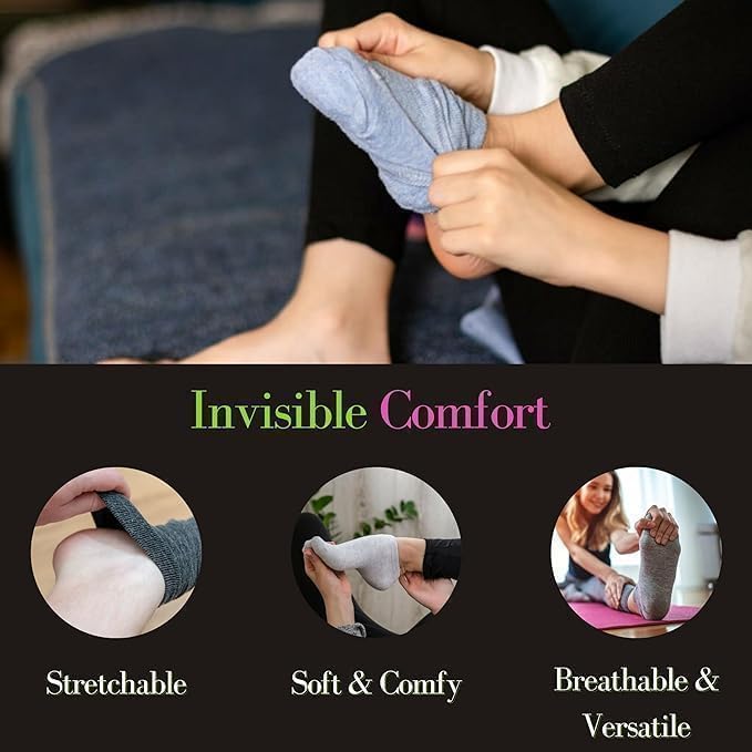 Tipi Toe Women’s 10 Pairs Colorful Low Cut Fun Ankle Socks – Lightweight Fun Everyday Comfort Socks Size 9-11 - Image 6