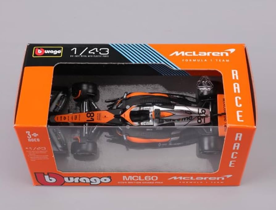 Amazon | ブラーゴ 1/43 2023 F1 マクラーレン MCL60 オスカー