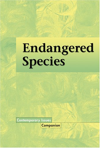Endangered Species (Contemporary Issues Companion)