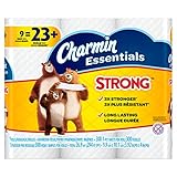 Charmin Charmin Essentials Strong Toilet Paper 9 Giant Rolls, 1.8 Pound