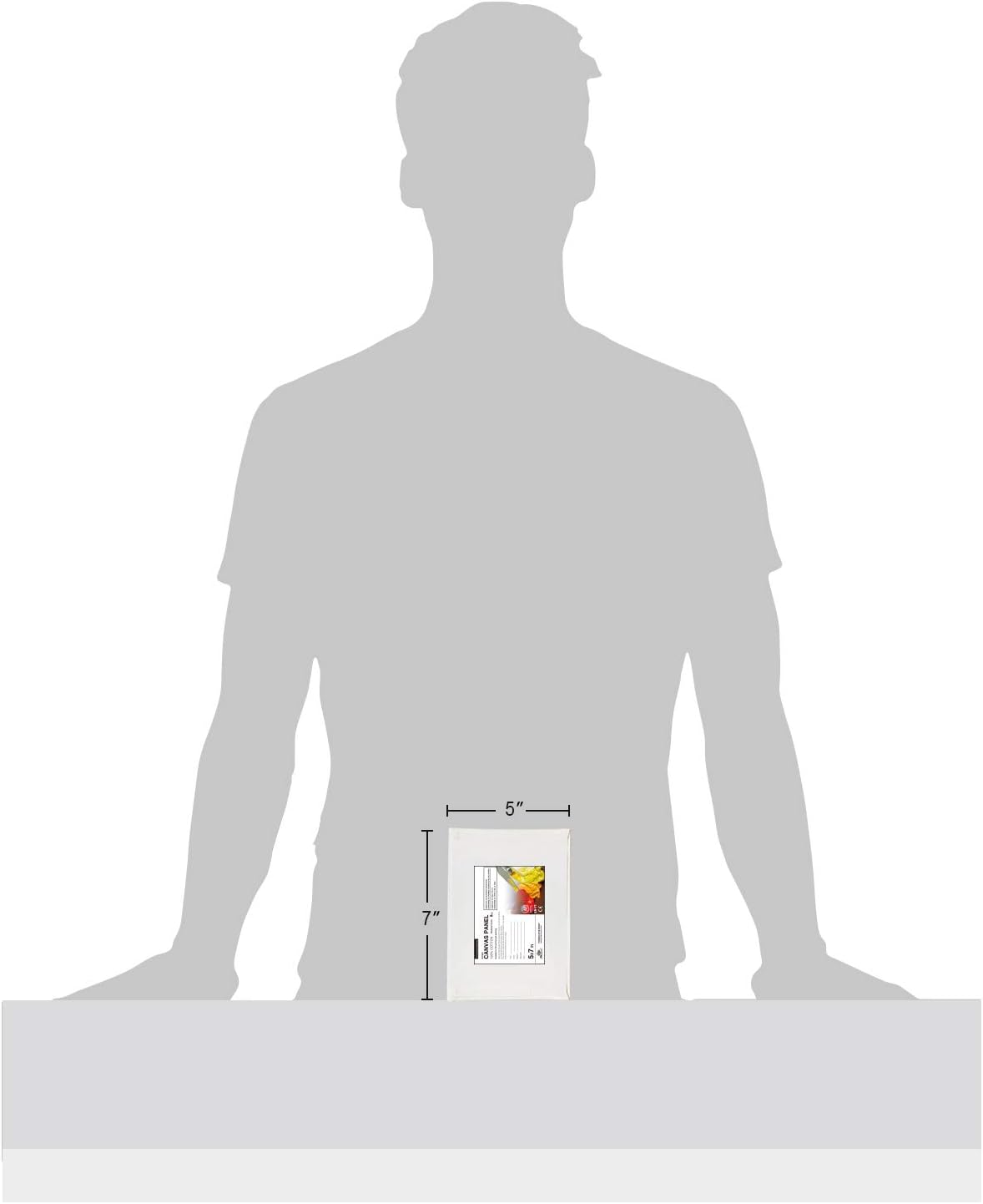 PHOENIX Small Painting Canvas Panels 5x7 Inch, 12 Value Pack - 8 Oz Triple Primed 100% Cotton Acid Free Canvas Boards for Painting, White Blank Flat Canvas Boards for Acrylic, Oil Paints - Image 4