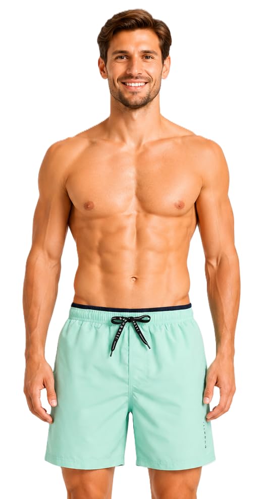 Short de bain Bugatti Giovanni 428969 maillot de bain homme jade noir S